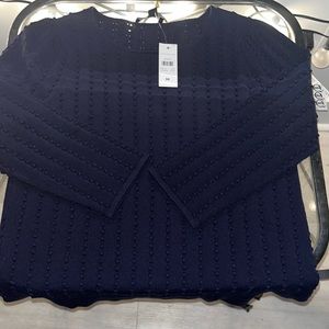 sweater blue Navy size M new